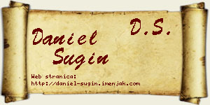 Daniel Šugin vizit kartica